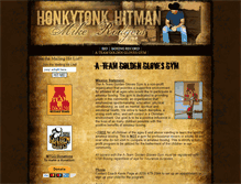 Tablet Screenshot of honkytonkhitman.com